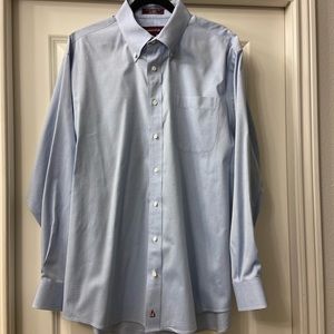 Nordstrom pastel blue long sleeves button down shirt